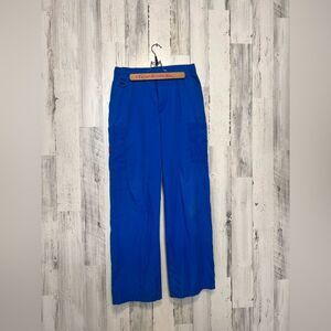 Dickies Royal Blue Cargo Scrub Pants Unisex Small Medium